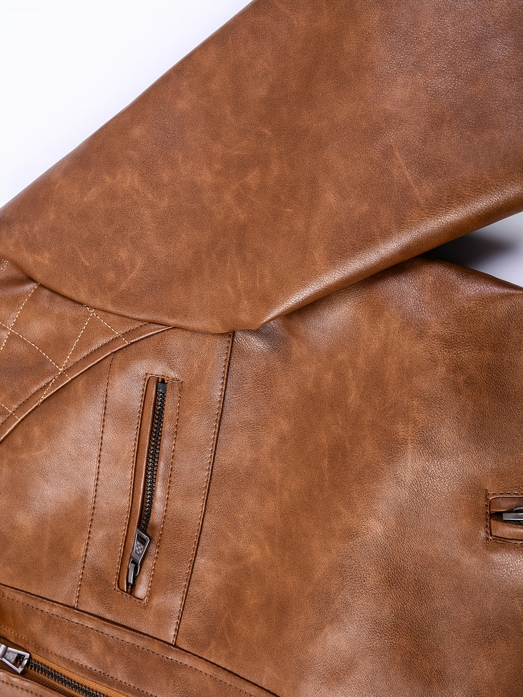Veste en cuir PU de haute qualité, tailles américaines, parfaite pour un usage quotidien et en extérieur au printemps et en automne, photo 16