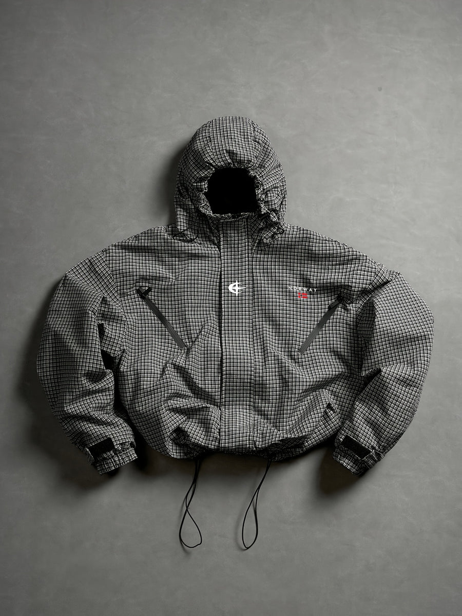 Veste, à capuche, bleu