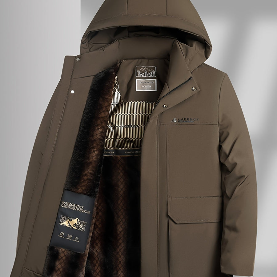 Manteau, polaire, à capuche, col montant, photo 2