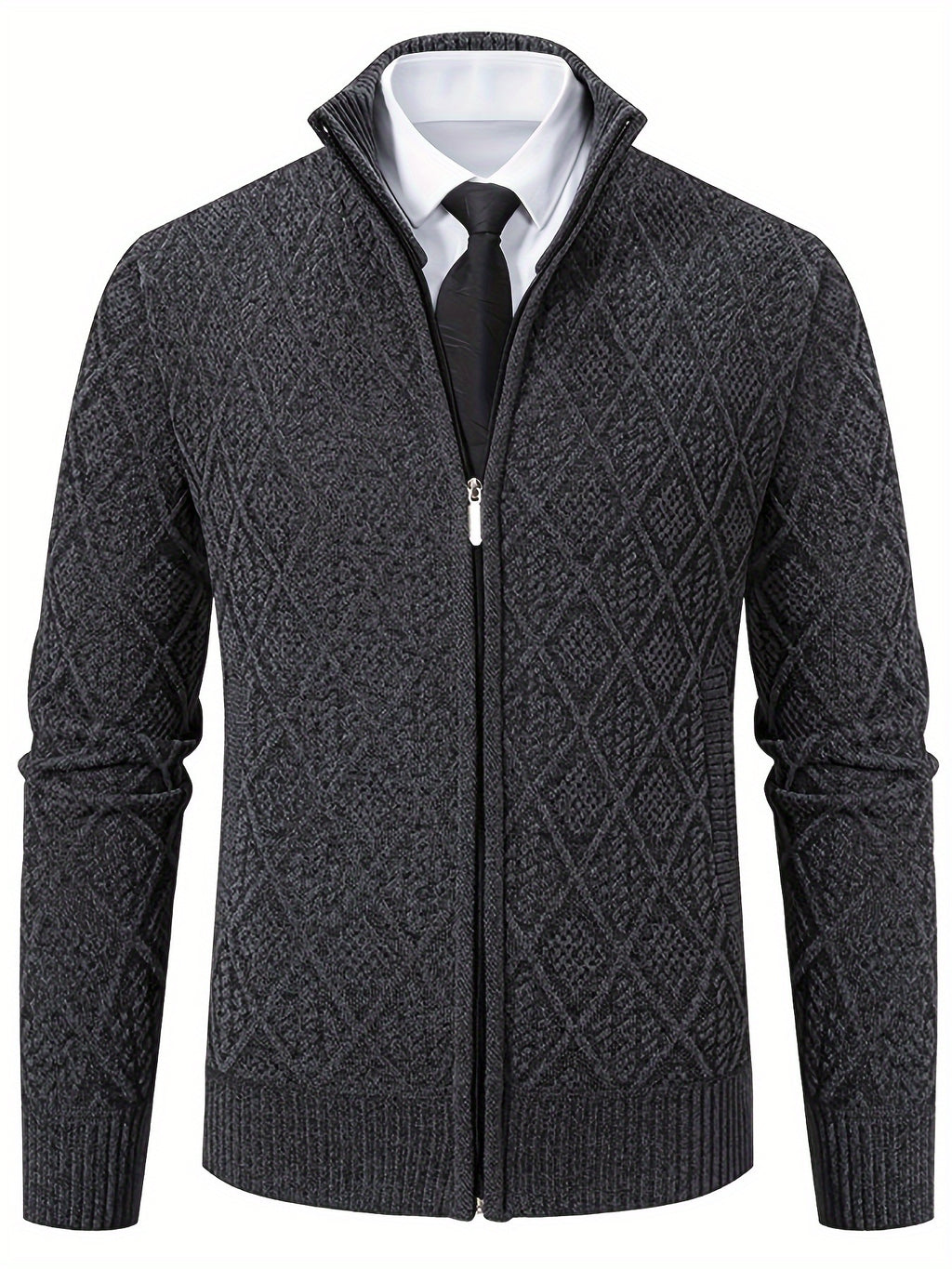 Manteau pour homme, à col montant