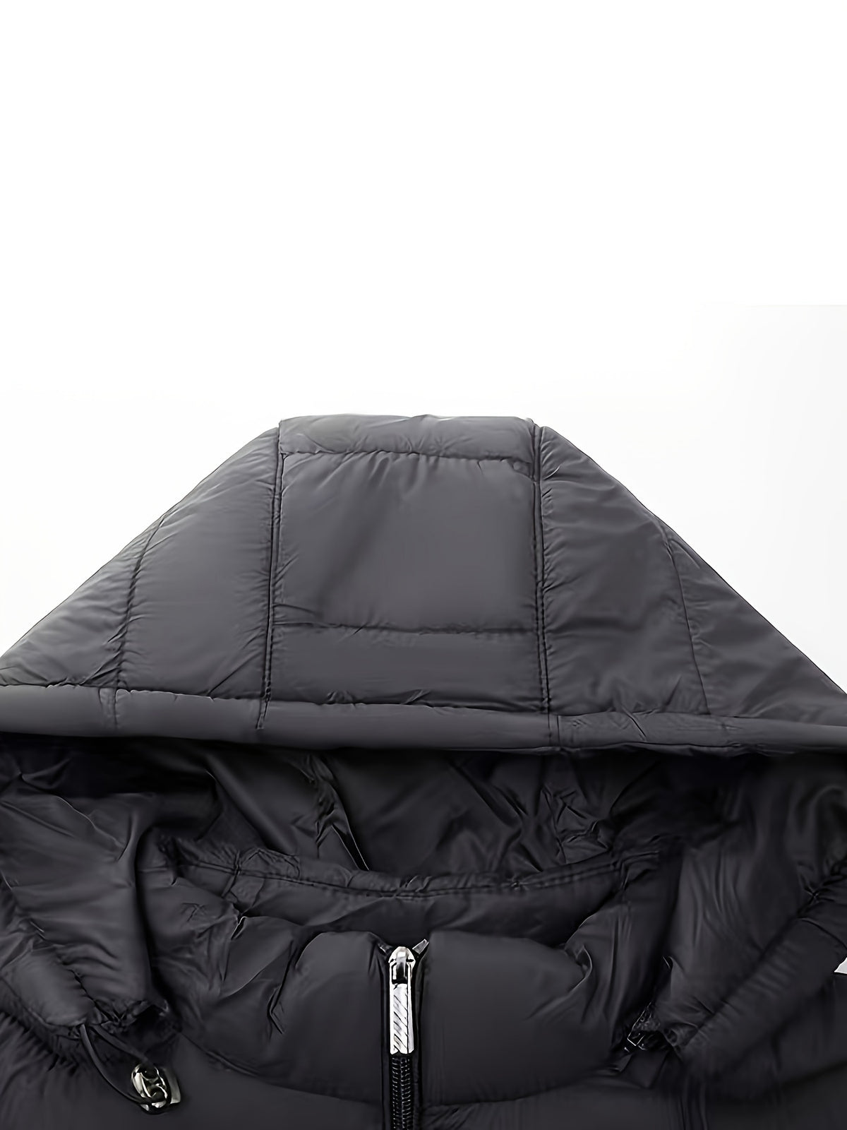 Veste matelassée pour homme, à capuche, bleu marine