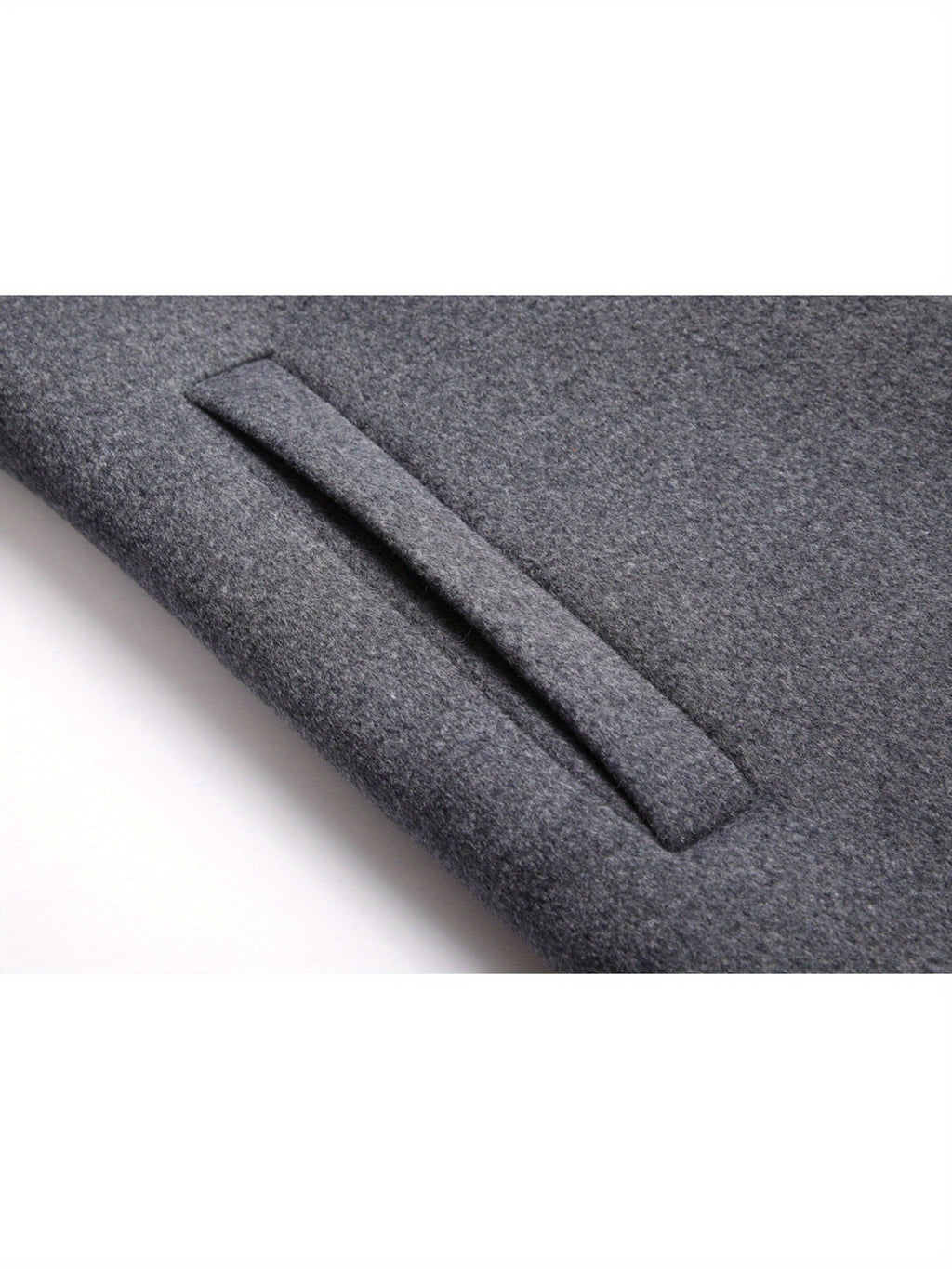 Manteau en laine pour homme, 30 % laine, à revers