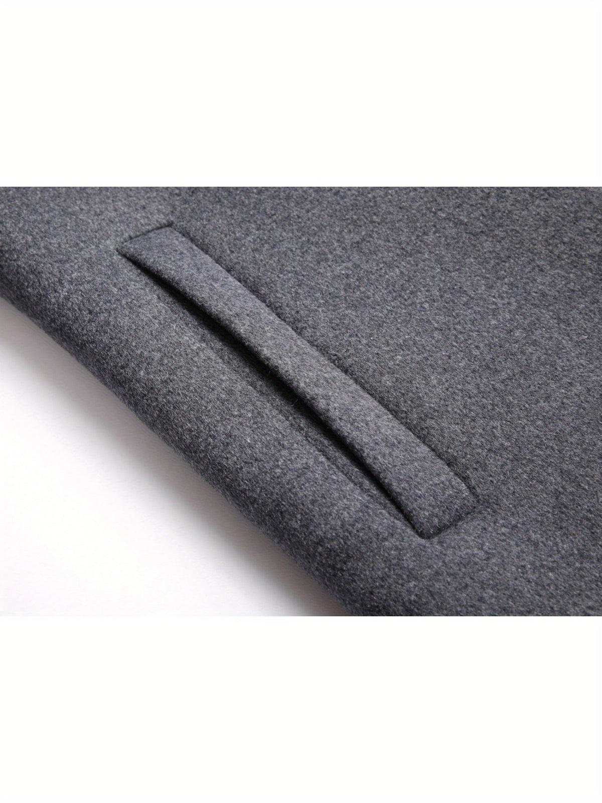 Manteau en laine pour homme, 30 % laine, à revers
