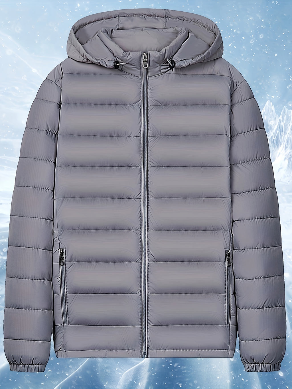 Veste matelassée pour homme, à capuche
