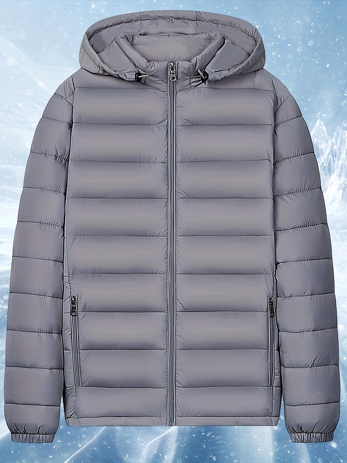 Veste matelassée pour homme, à capuche