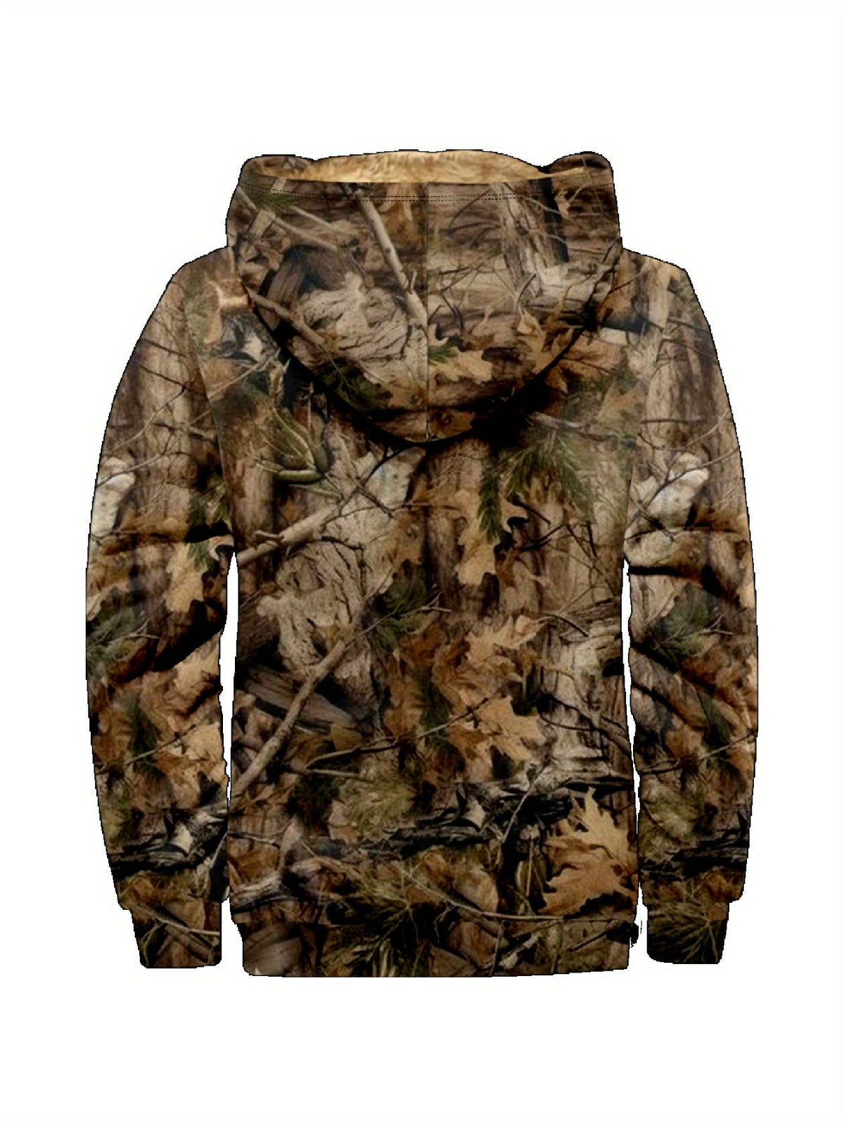 Manteau pour homme, polaire, à capuche