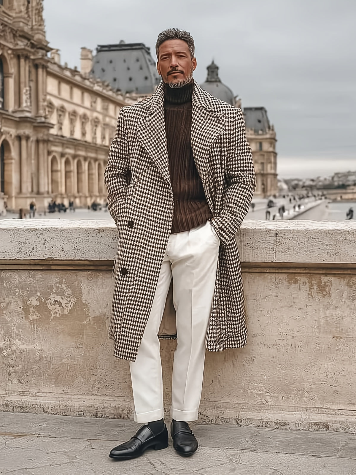 Veste pour homme, à revers, modele 15