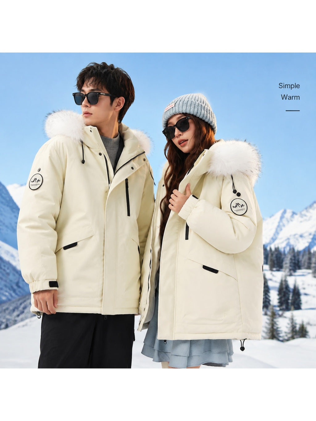 Manteau en fausse fourrure pour homme, coupe-vent, à capuche