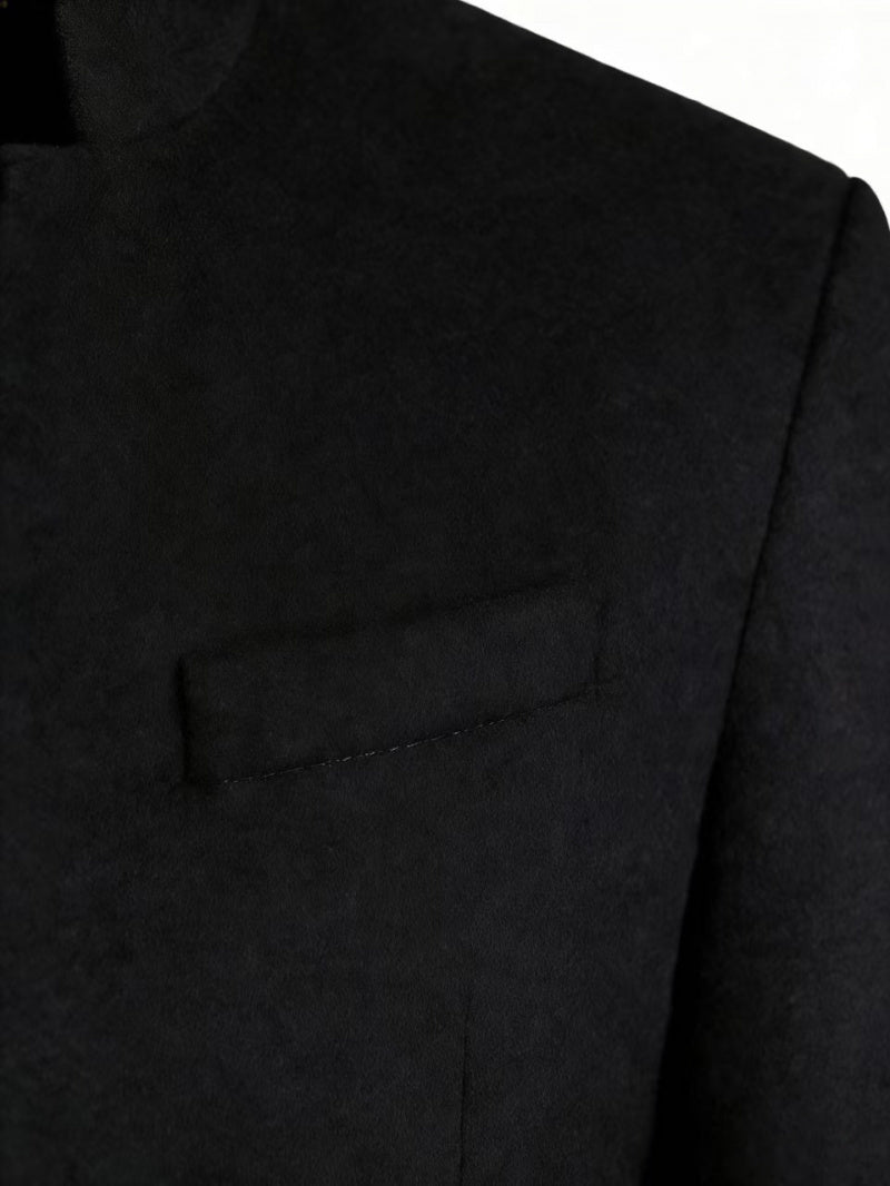 Trench, coupe-vent, à col montant, détail du vêtement
