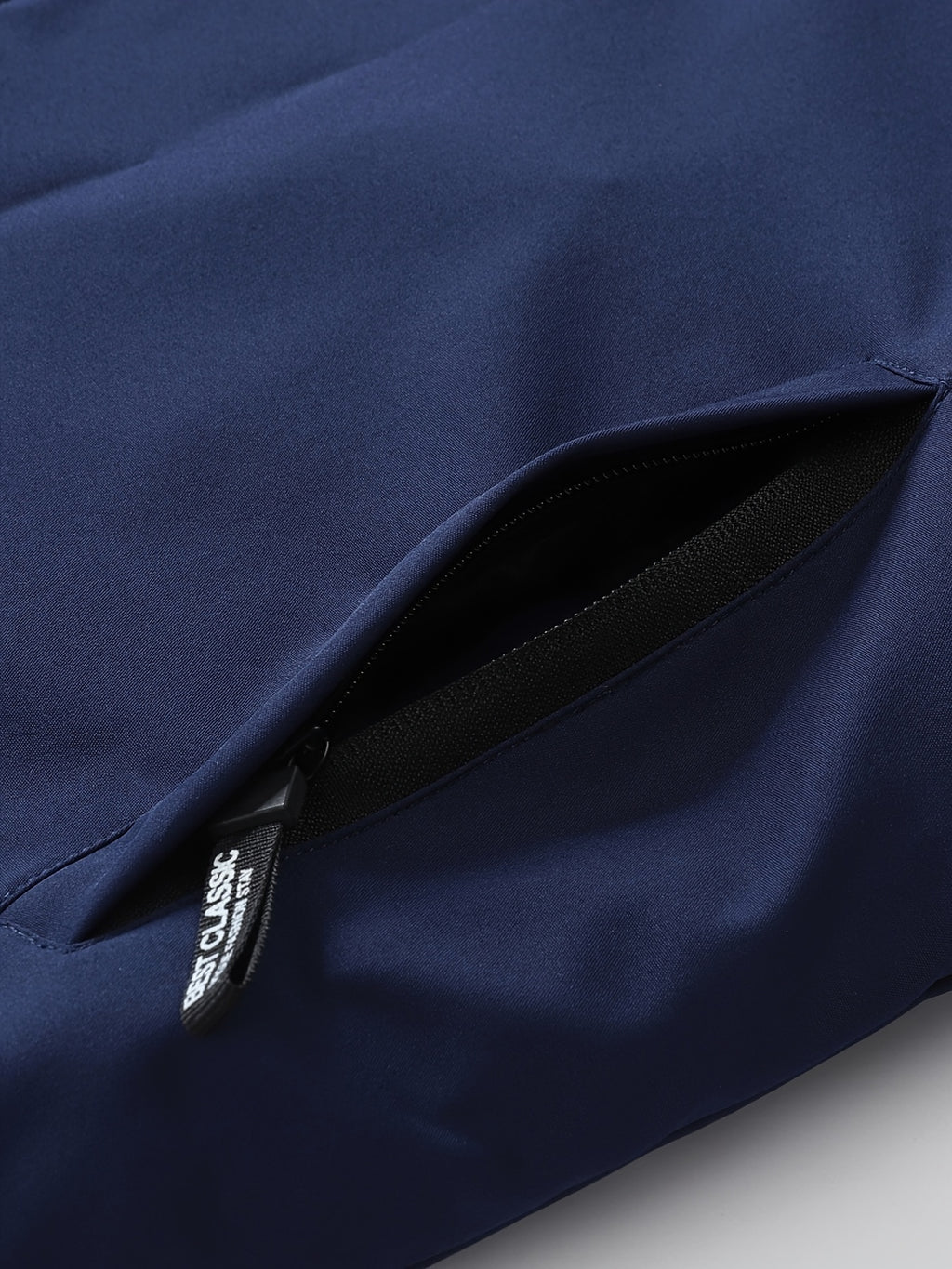 Veste matelassée pour homme, velours, à col montant