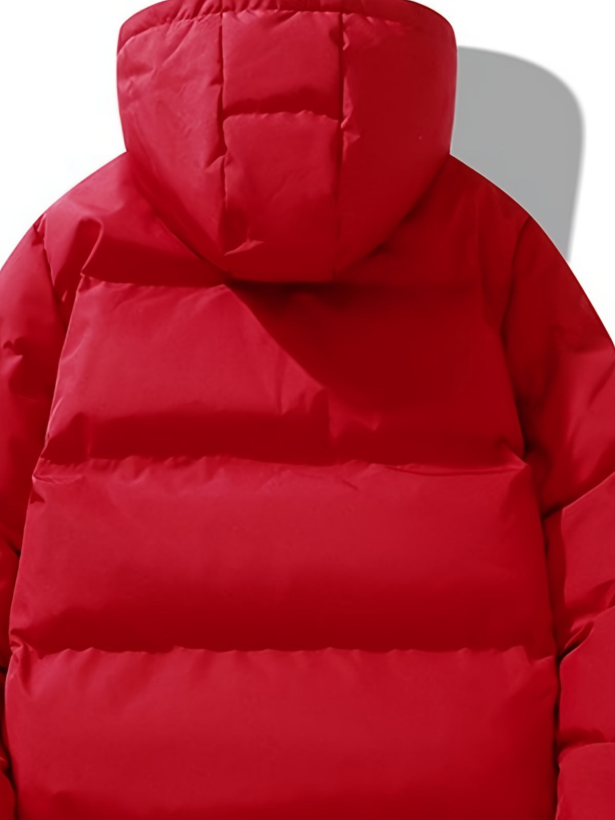 Manteau matelassé pour homme, coupe-vent, à capuche, gris