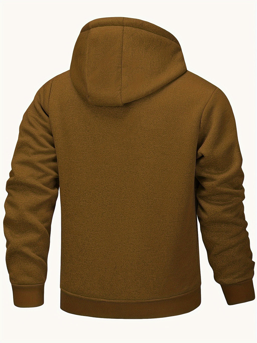 Veste pour homme, polaire, à capuche, 【rouge】