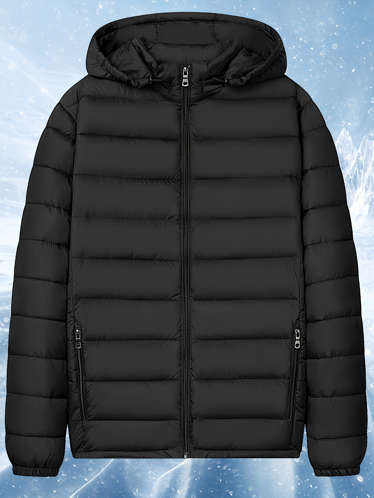 Veste matelassée pour homme, à capuche