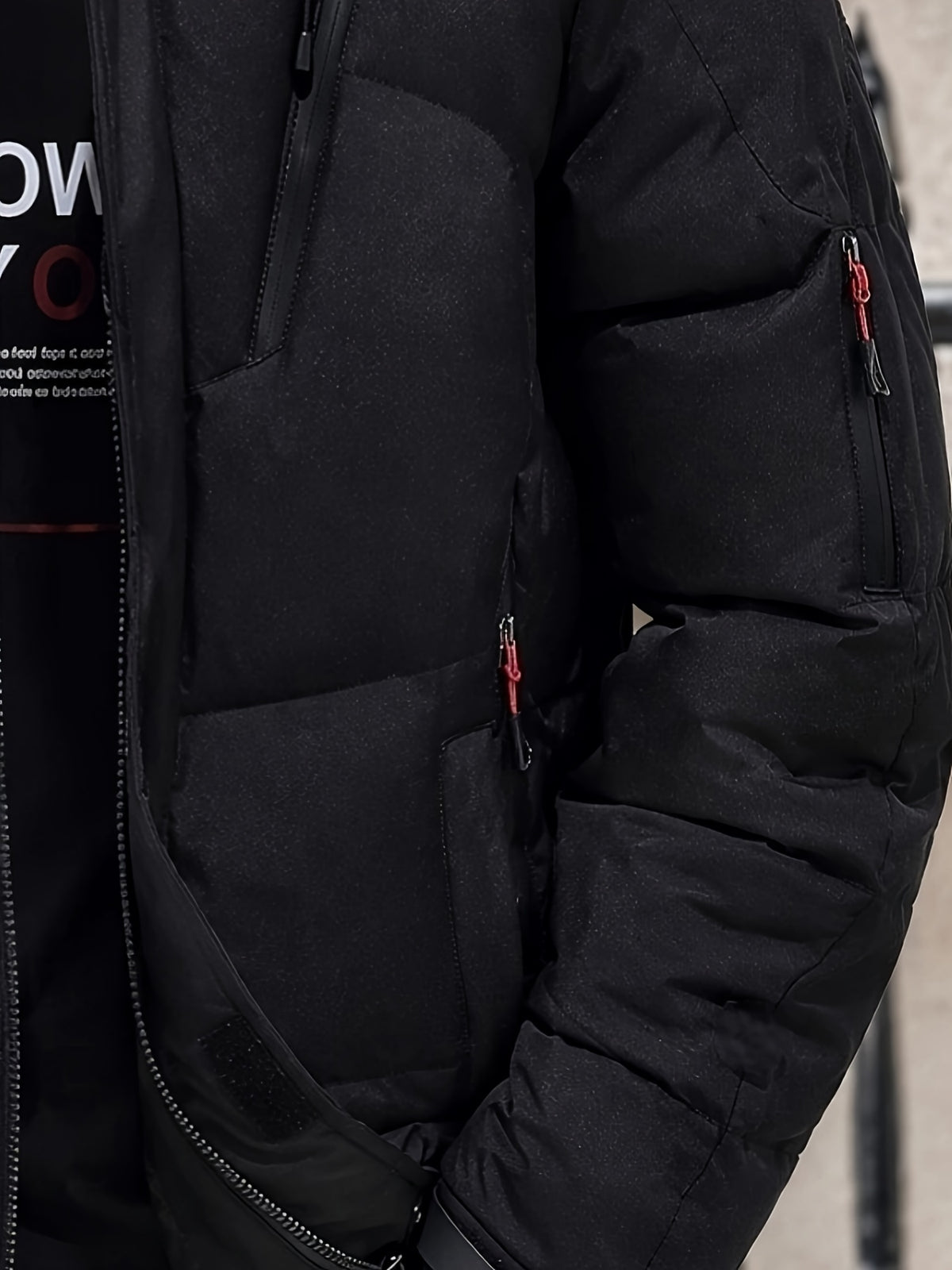 Doudoune matelassée pour homme, à capuche