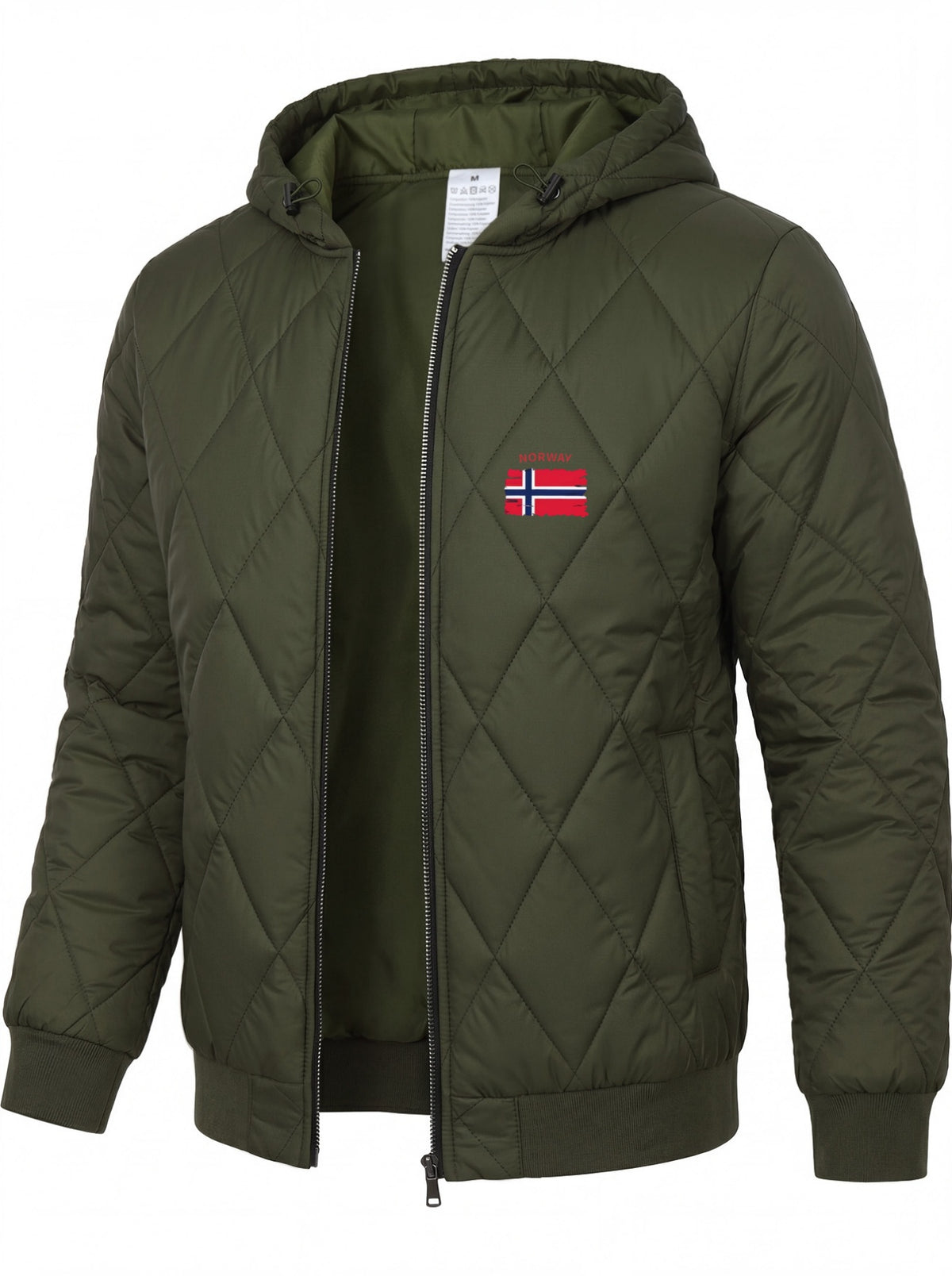 Veste pour homme, à capuche, gris