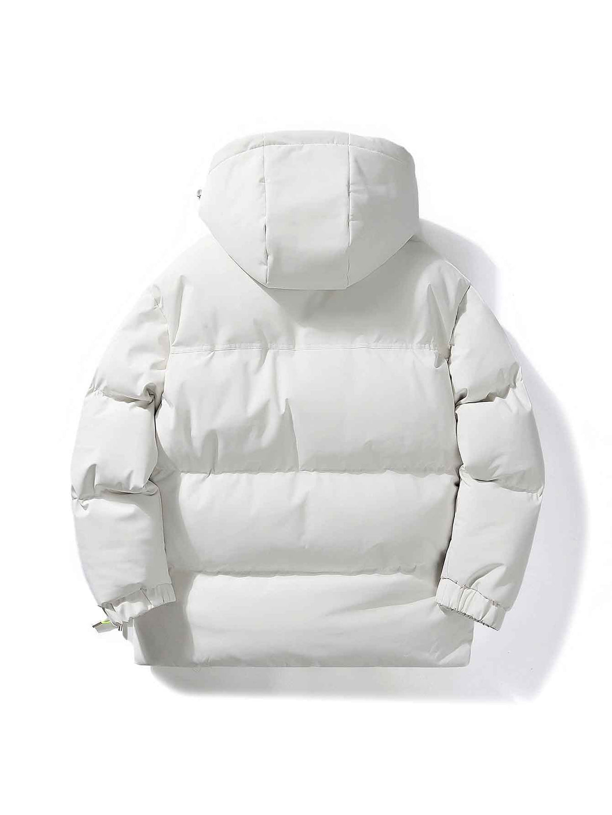 Veste matelassée pour homme, à capuche, abricot