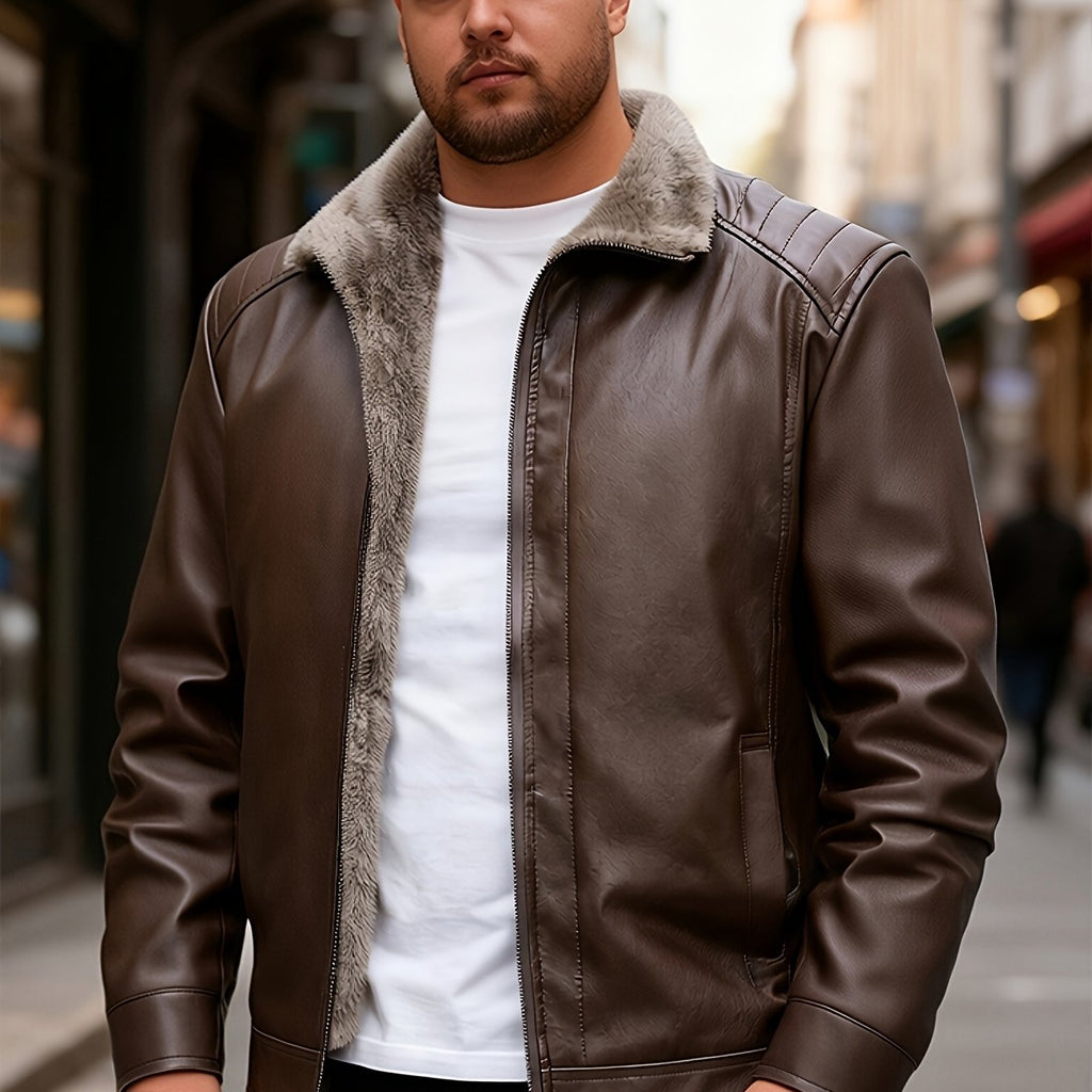 Veste matelassée, polaire, coloris marron foncé