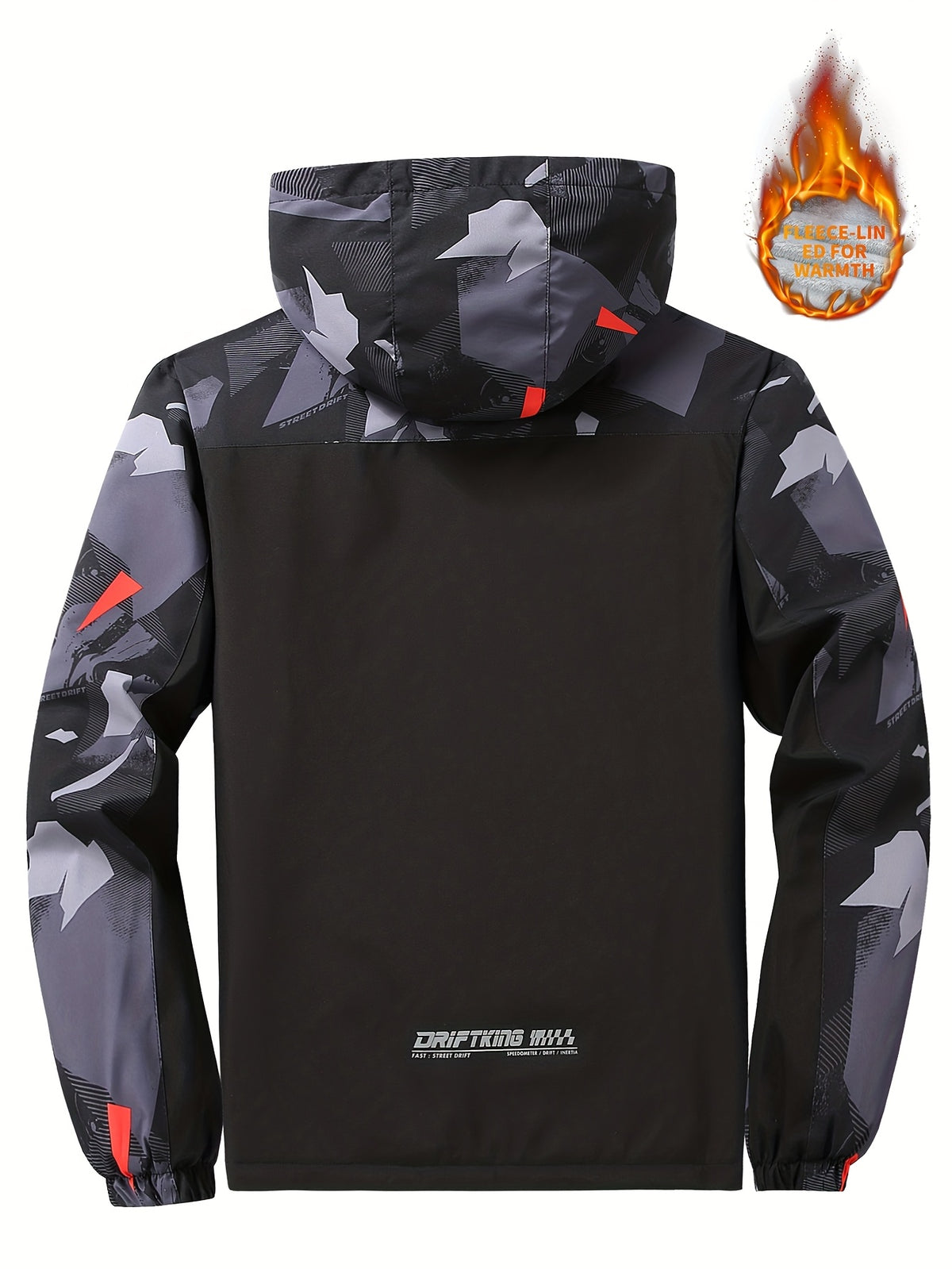 Veste pour homme, coupe-vent, à capuche, modele 7