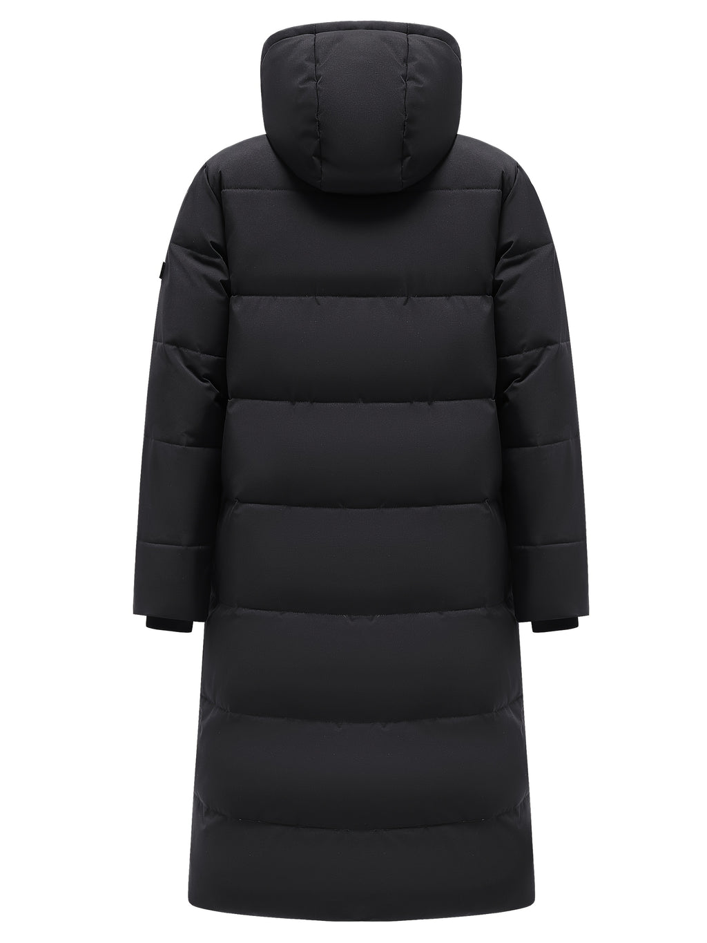 Veste matelassée long pour homme, à capuche
