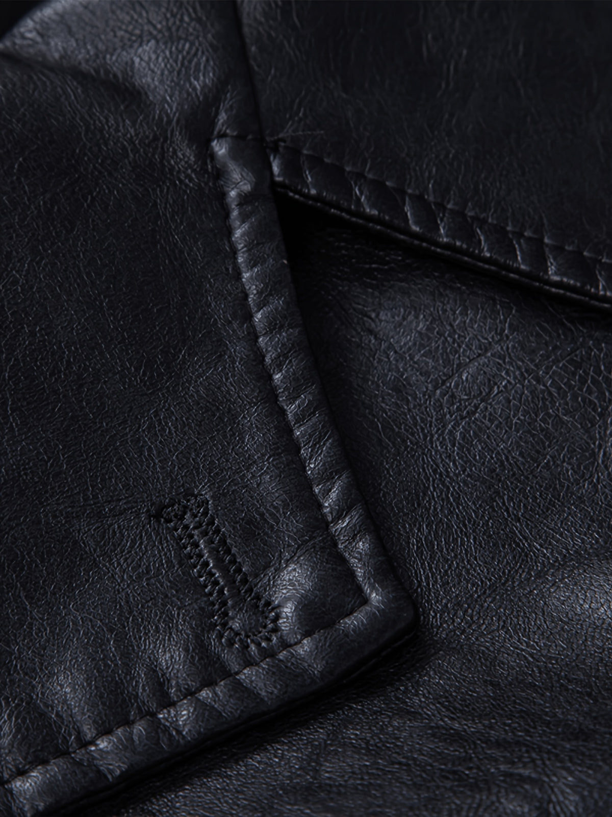 Veste pour homme, à revers, marron foncé