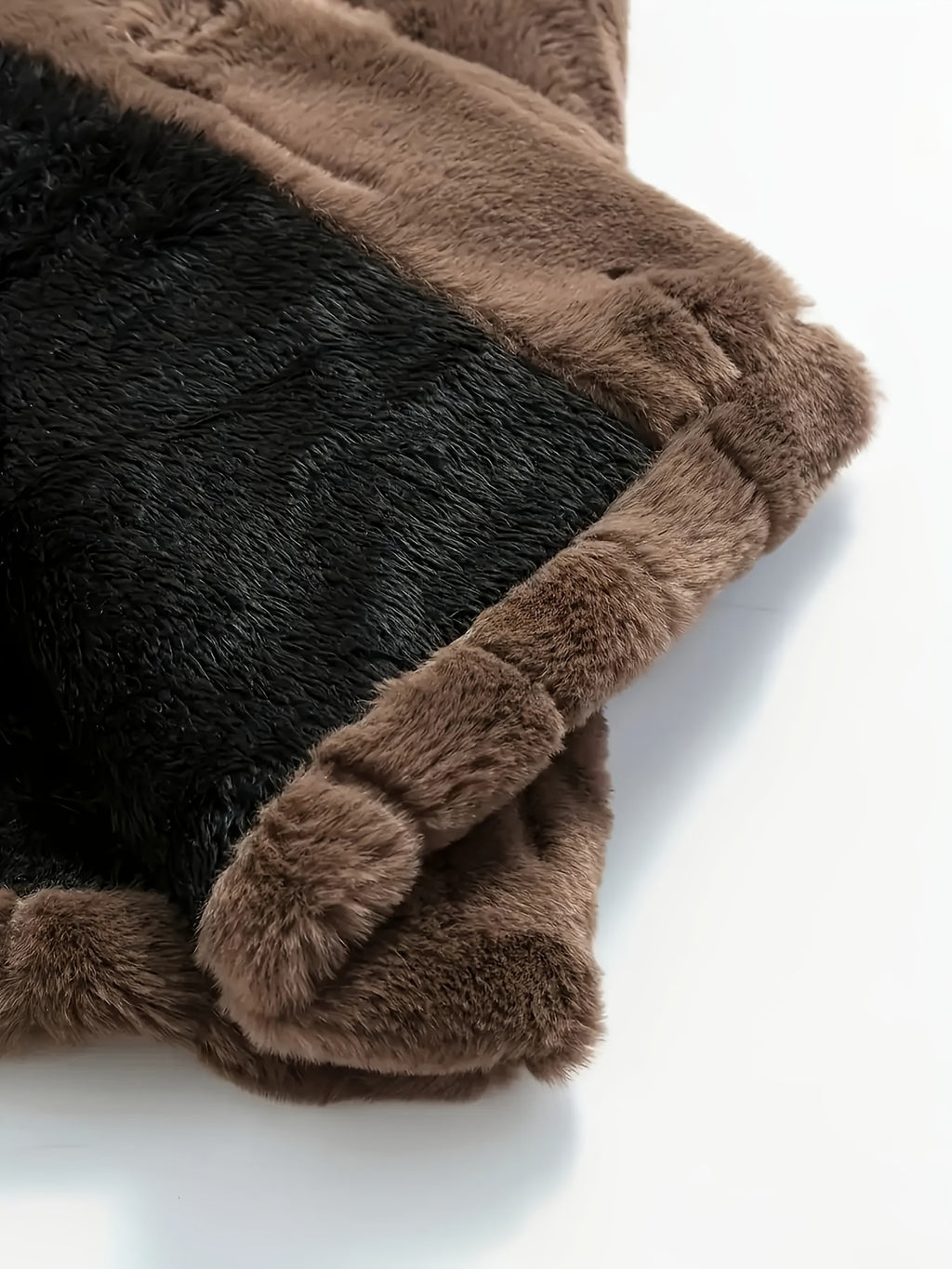 Veste long pour homme, polaire, à revers