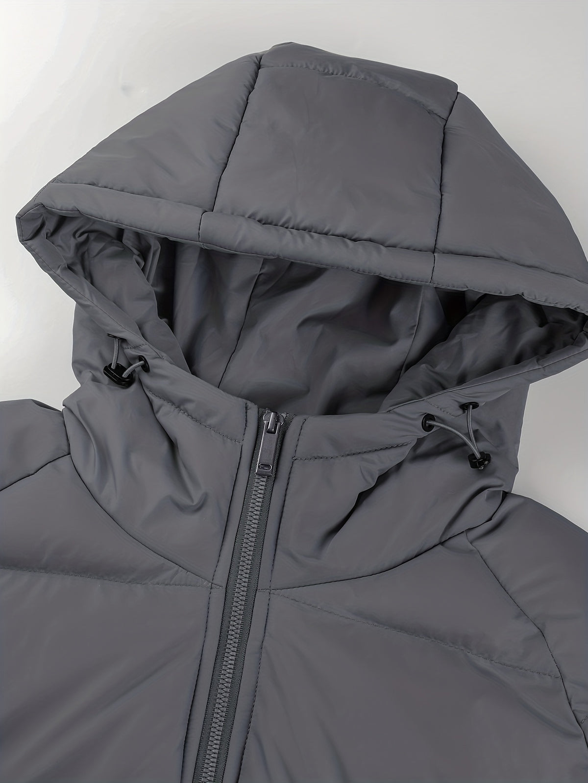 Manteau matelassé pour homme, à capuche