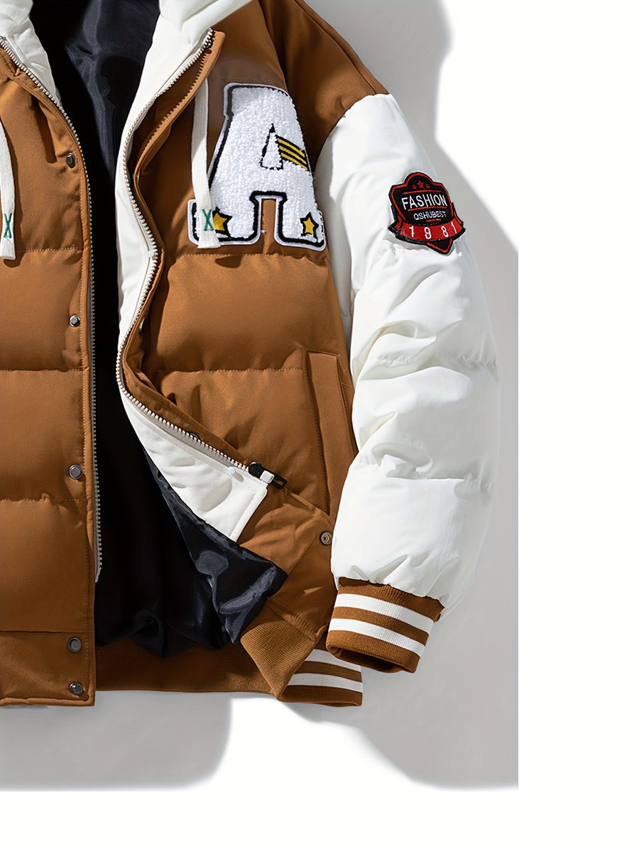 Veste long, à capuche, rouiller, photo 8