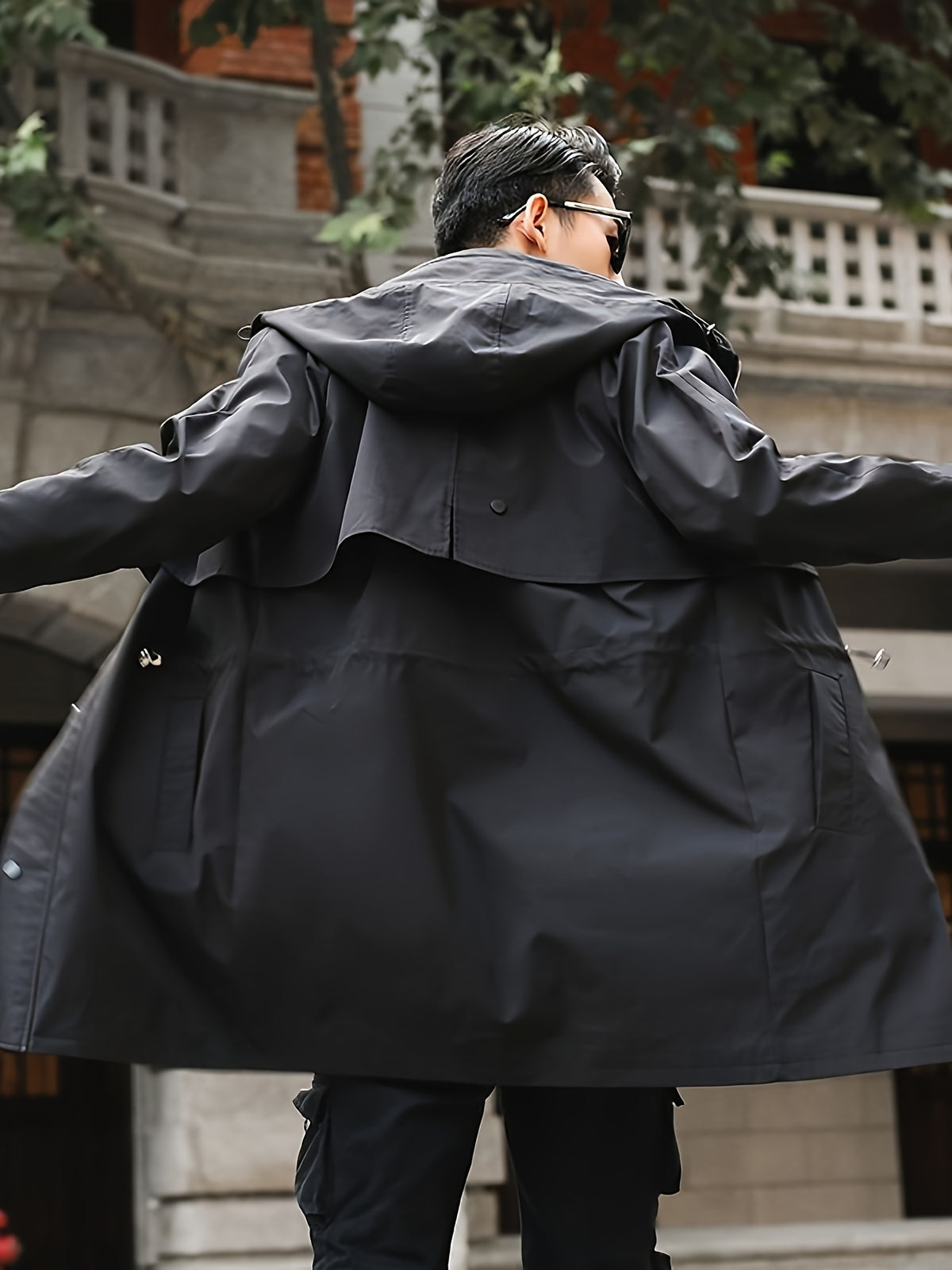 Trench pour homme, à capuche, modele 2