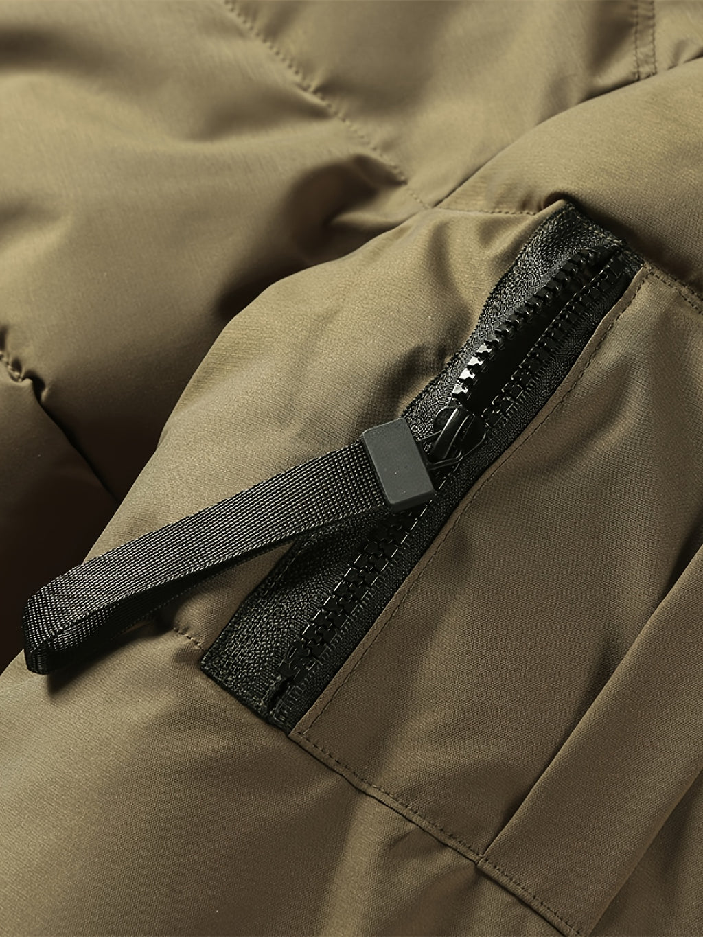Manteau matelassé pour homme, capuche amovible