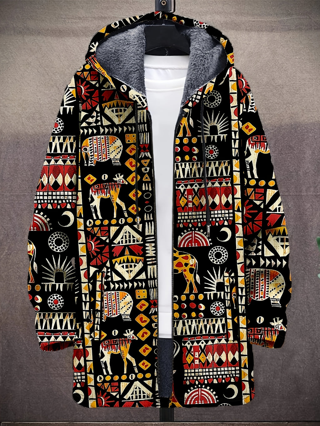 Veste long pour homme, couleurs mélangées