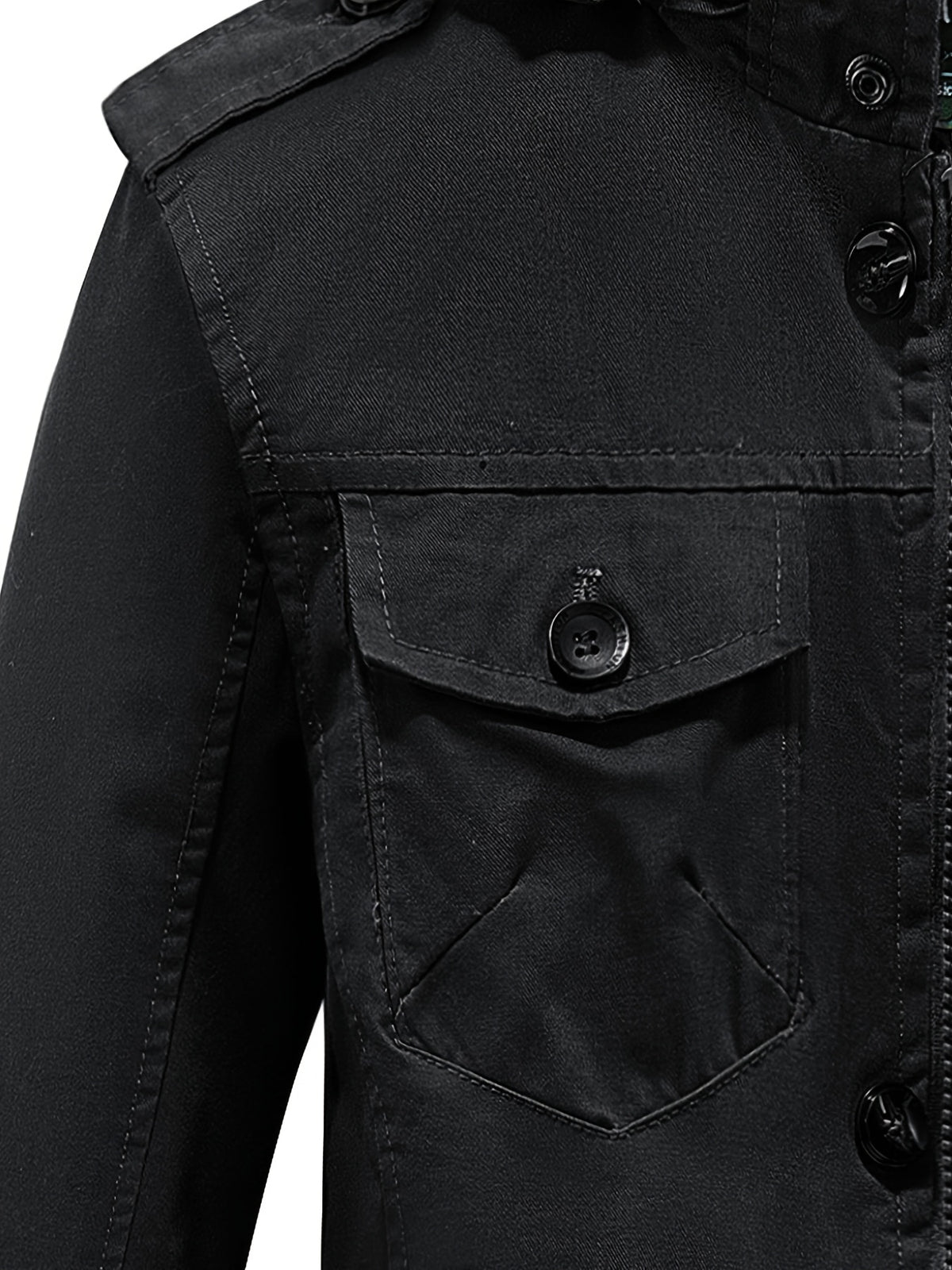 Parka pour homme, coupe-vent, à capuche, modele 3