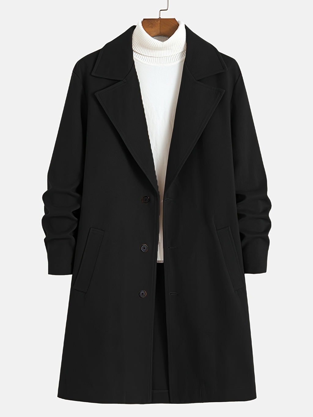 Veste, tweed, à revers, bleu marine, photo 8