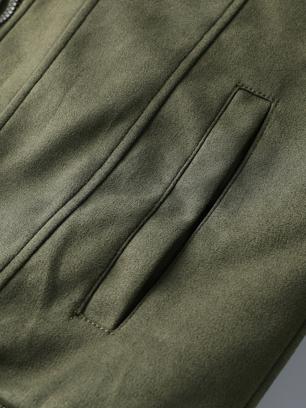 Veste long pour homme, velours, à revers