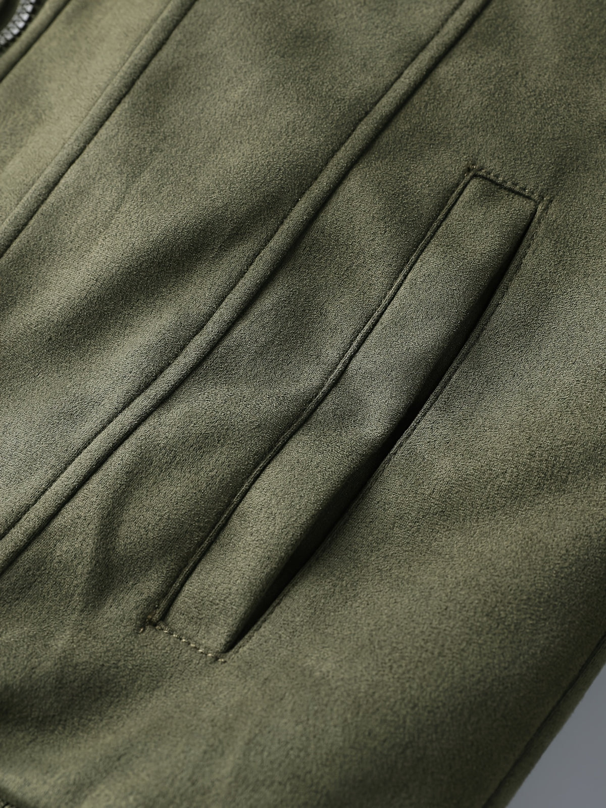 Veste long pour homme, velours, à revers