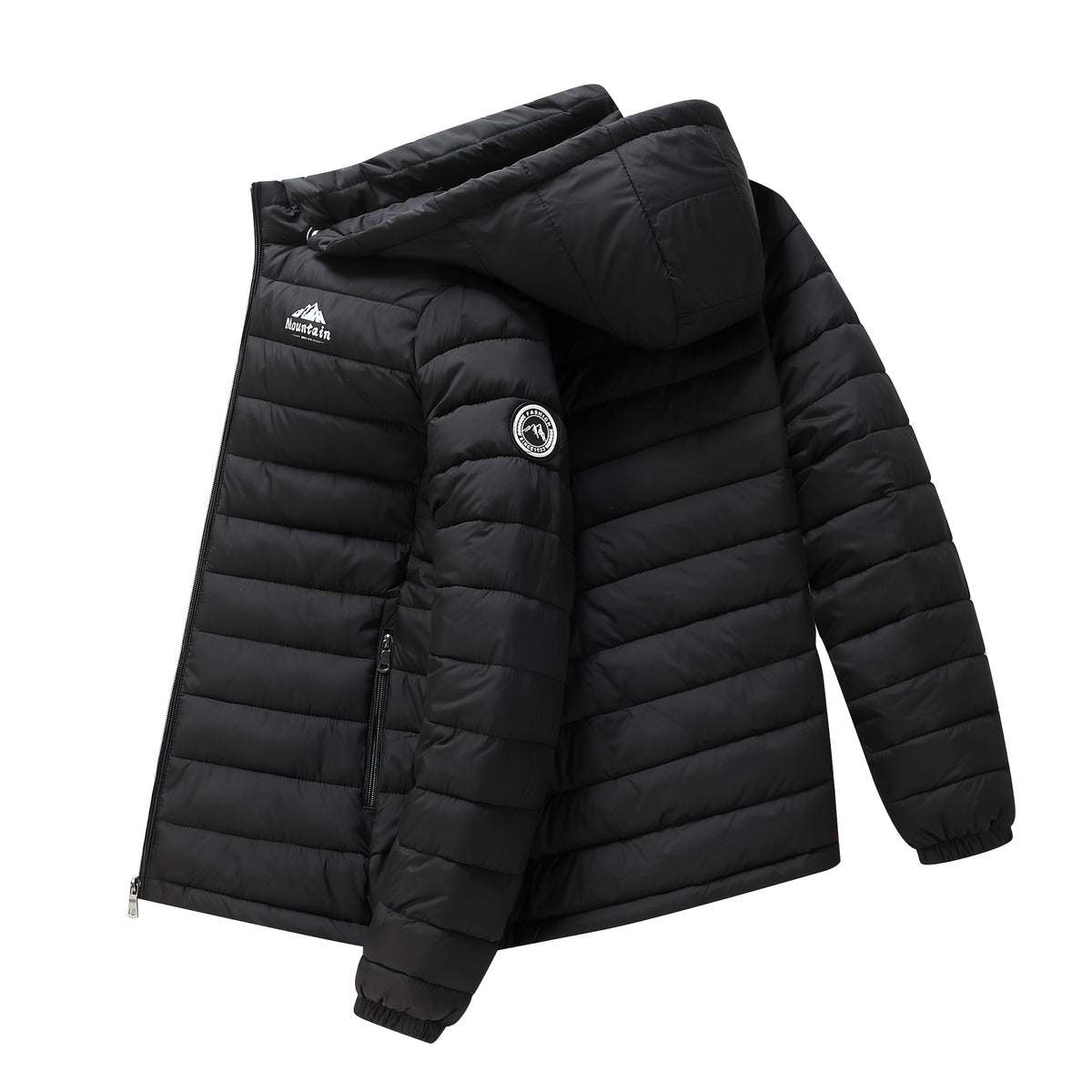 Veste matelassée pour homme, imperméable, à capuche