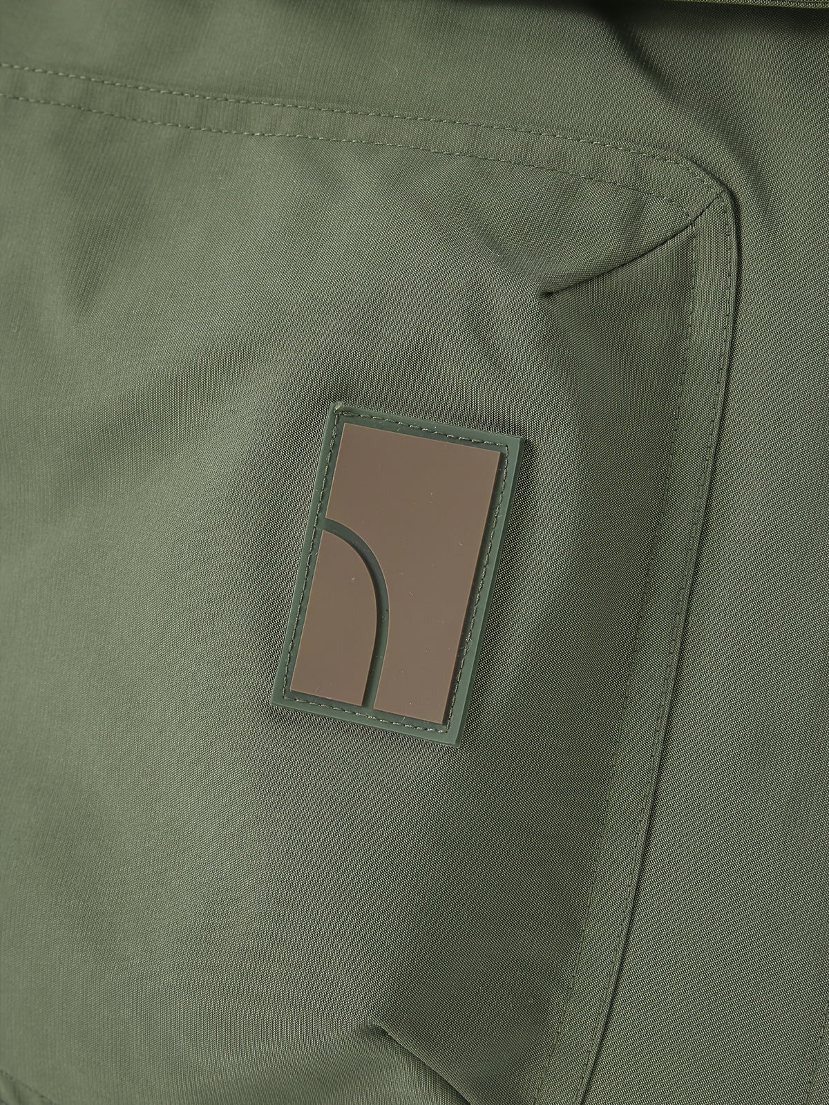Veste pour homme, polaire, à col montant, vert fougère