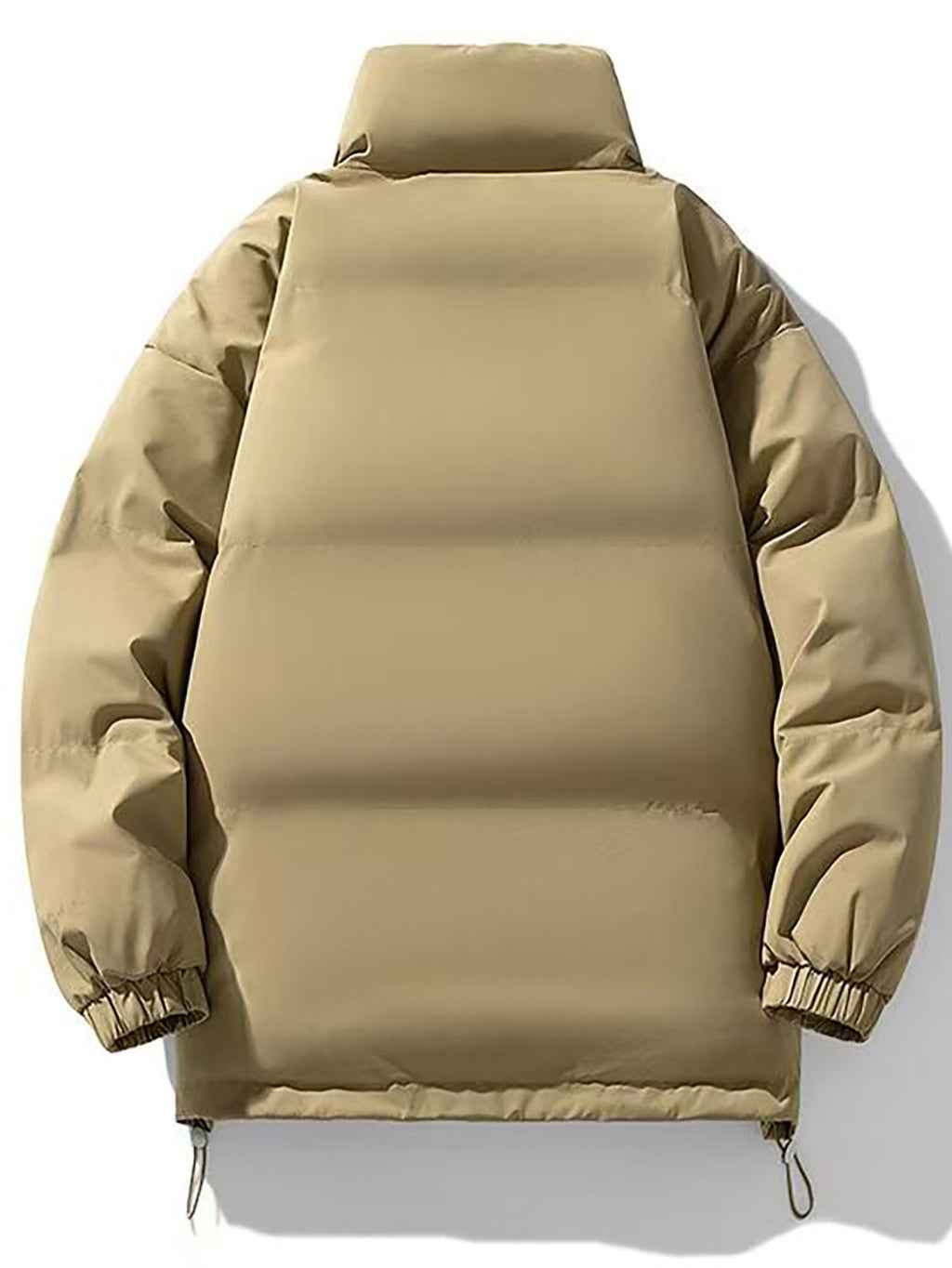 Veste long pour homme, à col montant, café léger