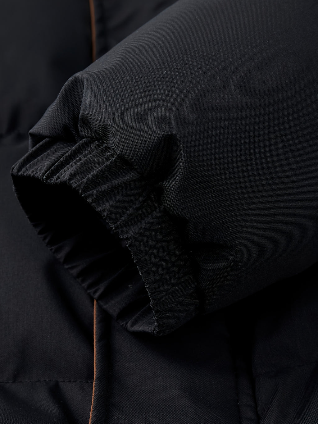 Veste pour homme, coupe-vent, à col montant, noir
