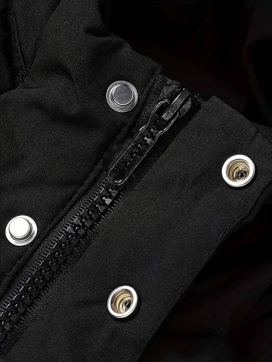 Manteau, imperméable, à capuche, détail du vêtement