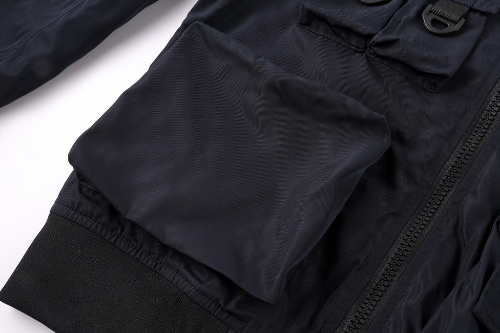 Veste pour homme, à col montant, kaki