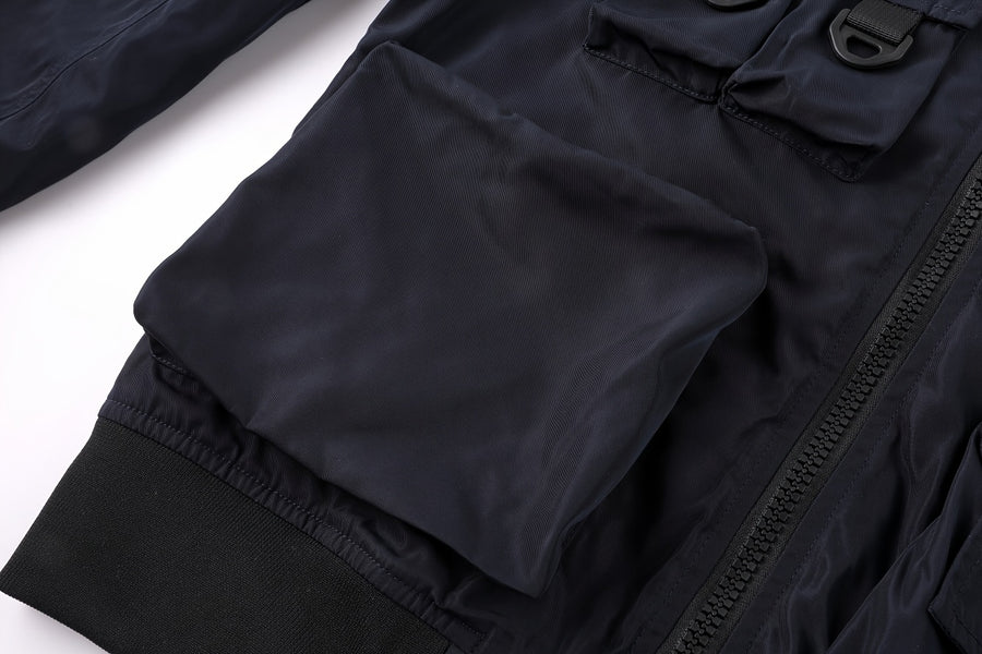 Veste, à col montant, kaki, photo 18