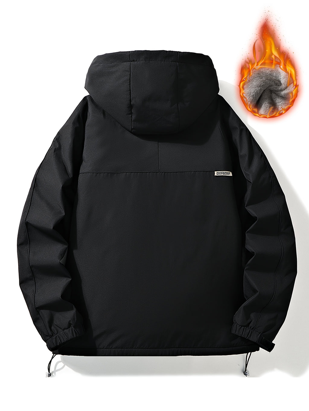 Veste pour homme, imperméable, à capuche