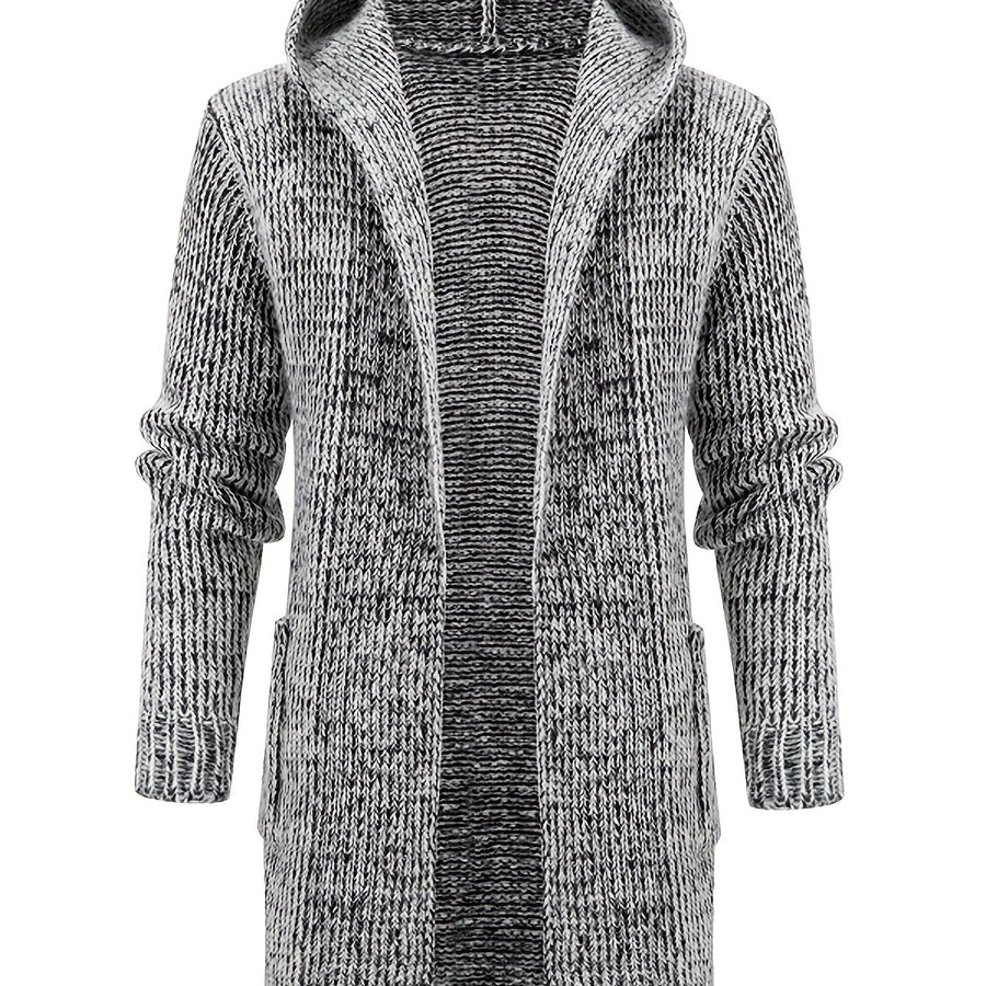 Manteau, à capuche, bourgogne, coloris gris