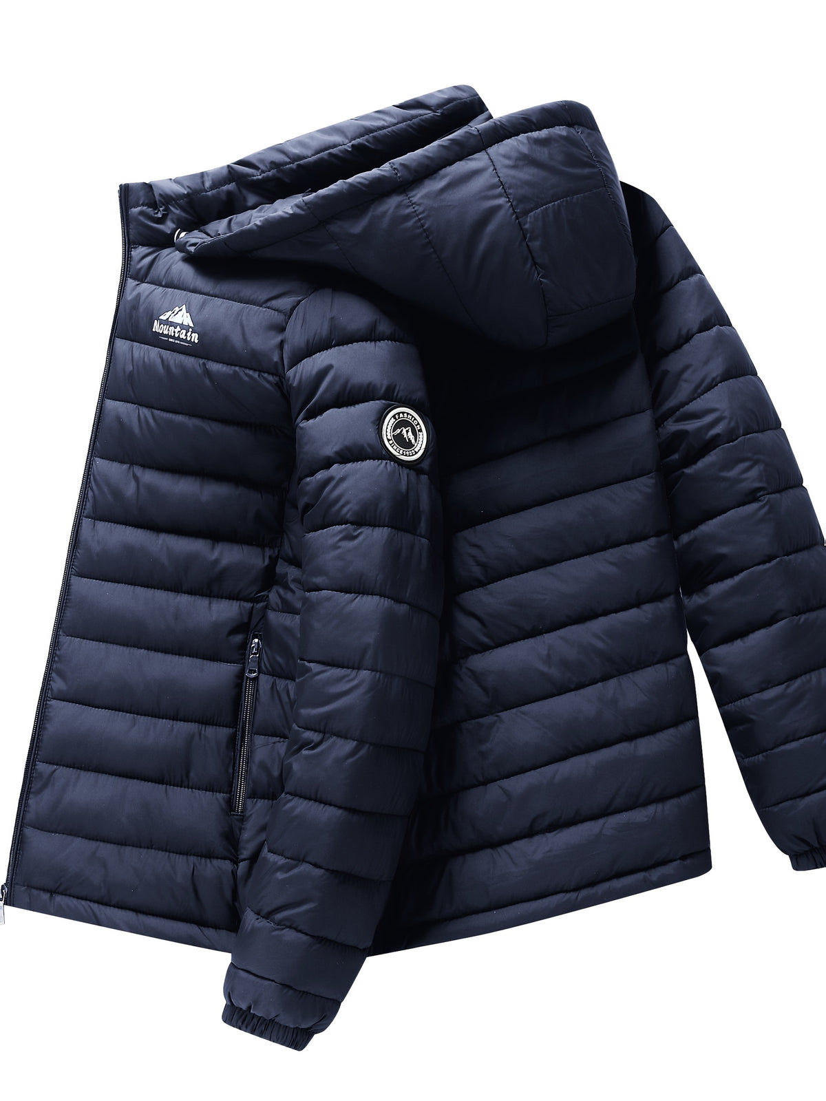 Veste matelassée pour homme, imperméable, à capuche