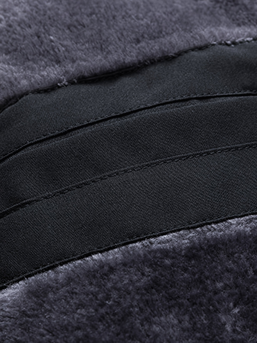 Veste matelassée pour homme, à col montant, noir
