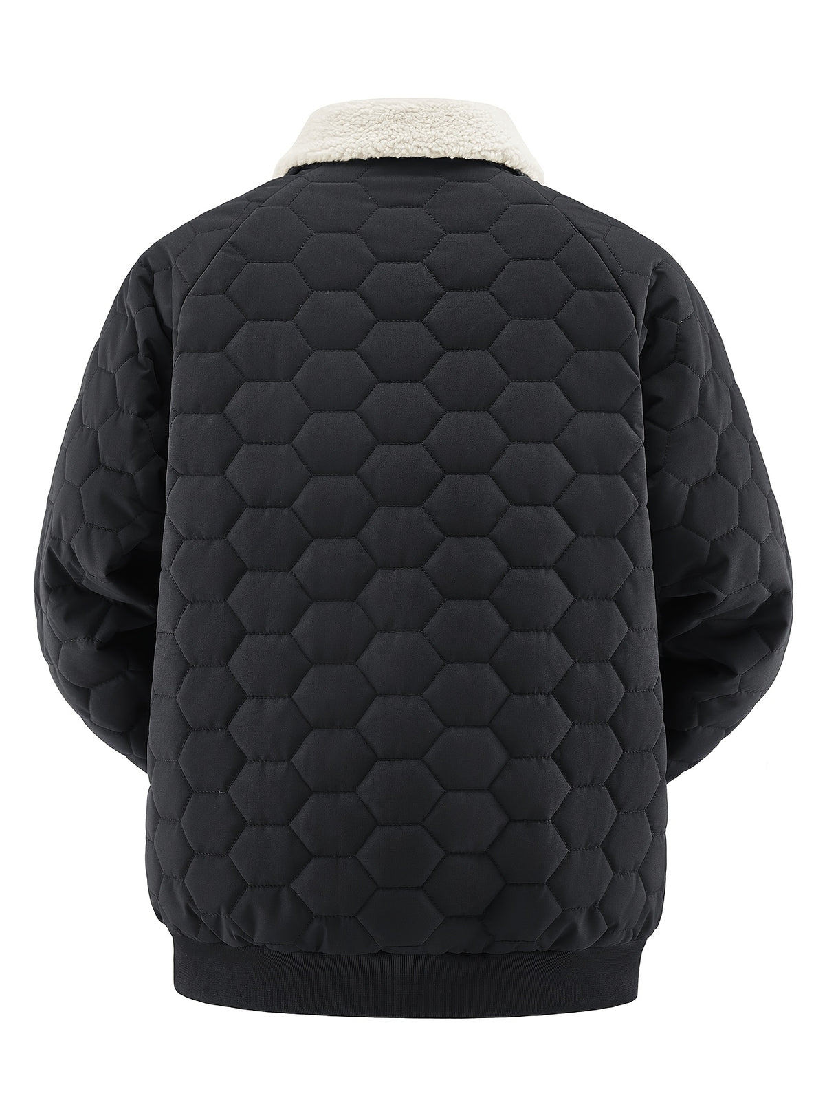 Veste matelassée pour homme, coupe-vent, à revers