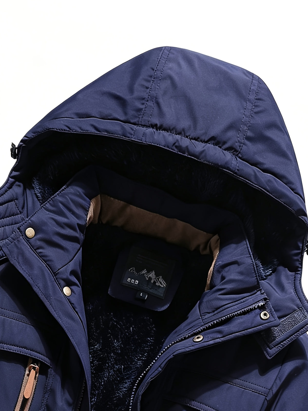 Parka matelassée pour homme, coupe-vent, à capuche