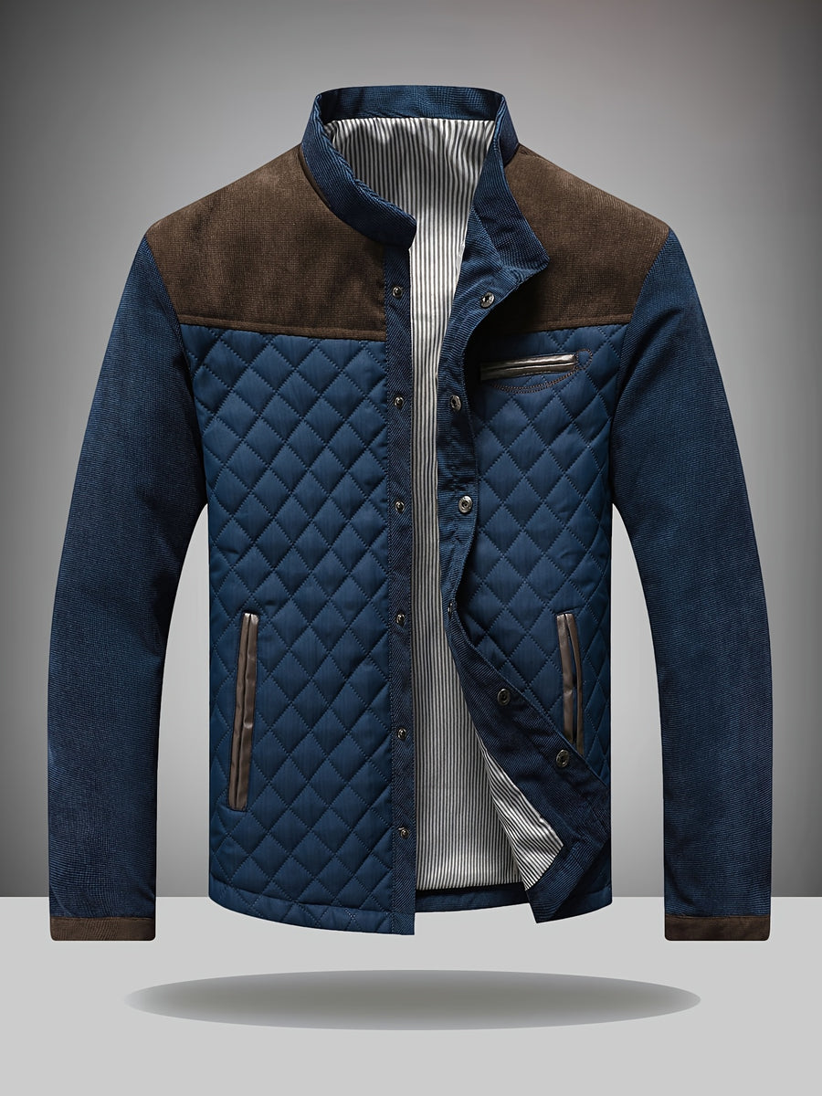 Veste, à col montant, bleu brunâtre, détail du vêtement