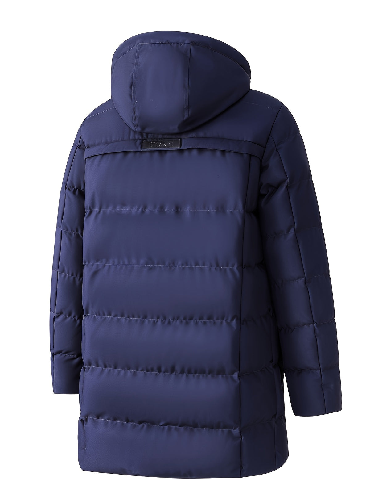 Veste long pour homme, grandes tailles, à capuche
