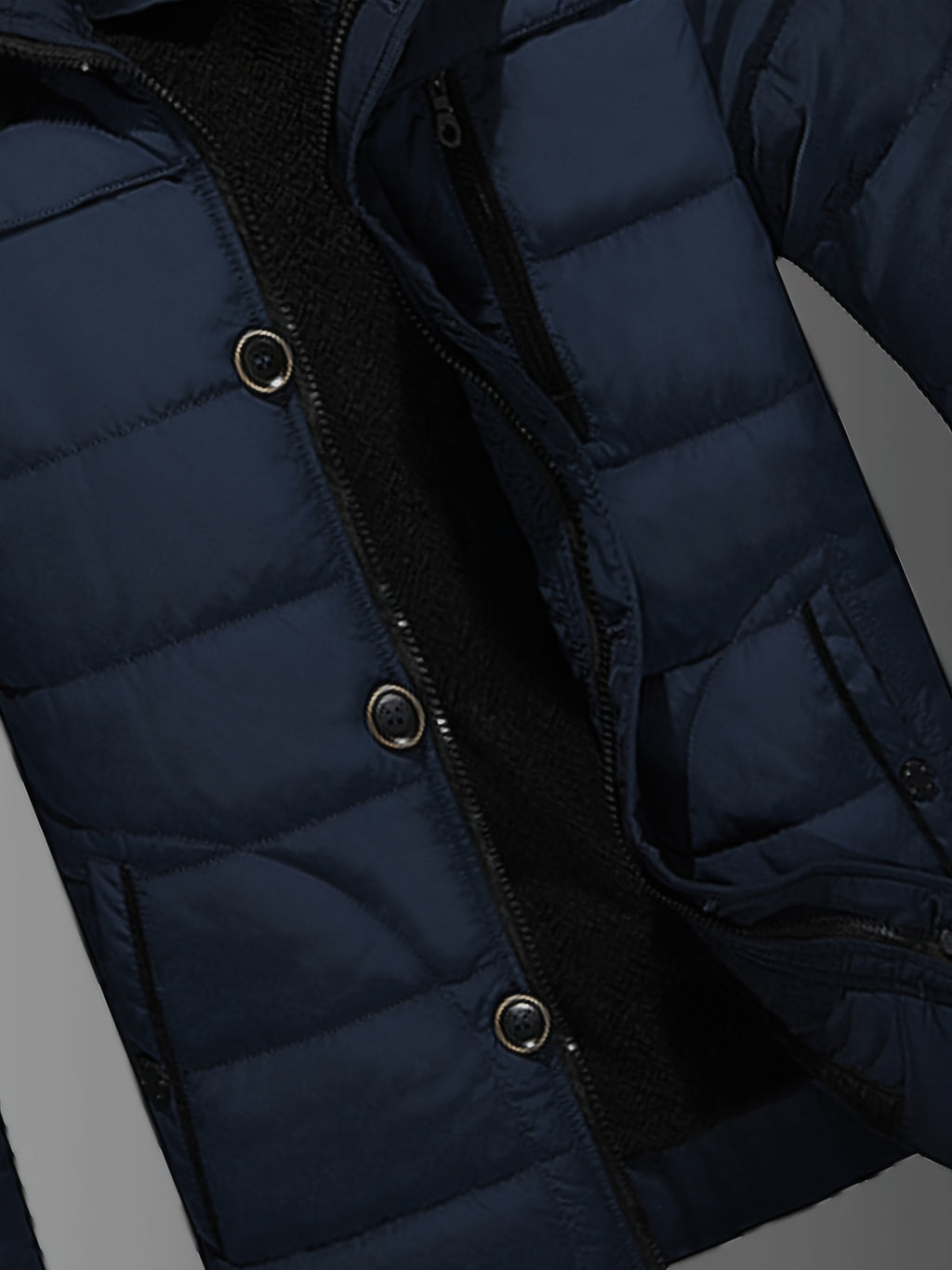 Veste matelassée pour homme, à capuche, rouge